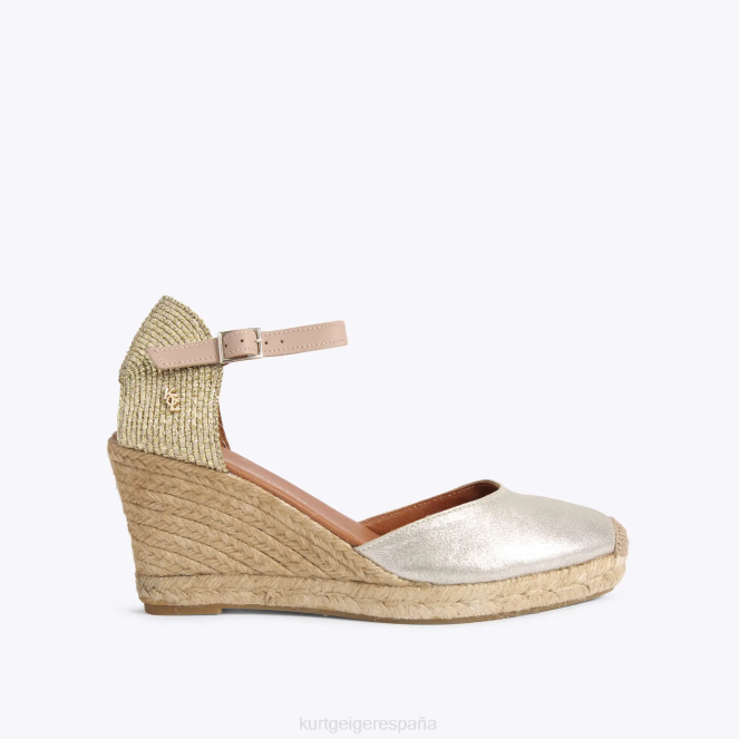Kurt Geiger mujer Monty de Londres 2LPR370 | calzados combinación de oro